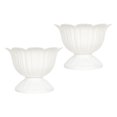 thumbnail image 1 of SEWCHICS 2 Pcs Jardinières Urne en Plastique Blanc pour Rangement de Plantes Intérieur et Extérieur Sans Sol, 1 of 8