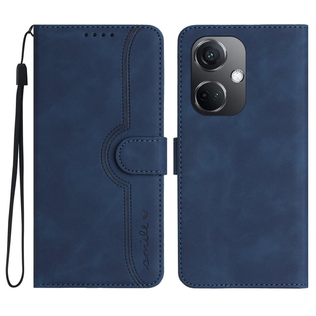 Compatible with OnePlus Nord CE3 Case Premium PU Leather Wallet with Built-in Magnet Cover
