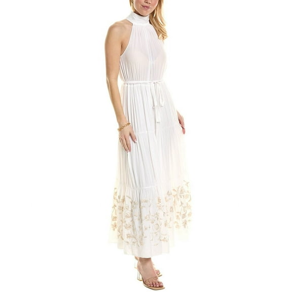 Ramy Brook womens  Kahlil Maxi Dress, XS, Ivory