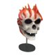 thumbnail image 1 of Escultura de de resina, estatuilla artesanal, escritorio, hogar, hotel, soporte de exhibición, accesorios de Halloween, estatuas, decoración rojo Sunnimix Estatua de resina de calavera, 1 of 8