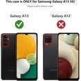 thumbnail image 7 of For Samsung A13 5G Case, Galaxy A13 Case Shockproof Dual Layer Heavy Duty Drop Protection Sports Tough Hybrid Bumper Rugged Rubber Cover Phone Case for Samsung Galaxy A13 5G 2021 Black Red, 7 of 7