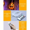thumbnail image 4 of Halloween Pumpkin Lantern String Lights LED 8 Lighting Modes Fairy Light Battery-Powered Remote Control for Holiday Party Decoration, 4 of 9