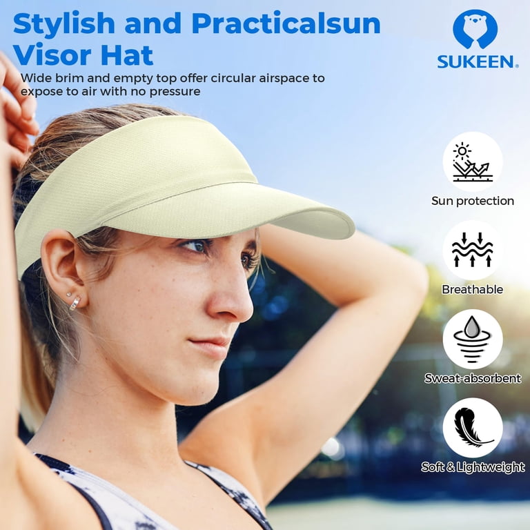 Sukeen Cooling Visor Hat UV Protection Sun Visor Stretchy  display picture 1