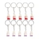 thumbnail image 3 of 10x llaveros colgante cartera artesanía coche llavero bolso conector Botella transparente, 3 of 9