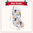 thumbnail image 3 of Sikiie Lilies Flowers Christmas Stockings,18 Inches Christmas Stockings Xmas Hanging Stockings for Family Christmas Decorations & Gifts, 3 of 7