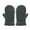Dark Gray, variant on Soft Kids Winter Thermal Mittens For Babies And Toddlers Enhanced Warmth Comfort Cold Weather Outdoor Play, 6-24 Months, White