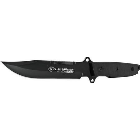 Smith and Wesson Homeland Security Full Tang Clip Point Fixed Blade Knife G-10 Handle