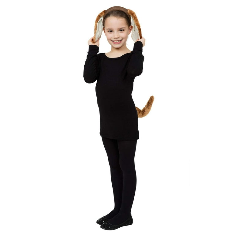 Dog Set Ears with Tail Kids Instant Animal Disguise Dog Set Ears with Tail Kids Instant Animal Disguise