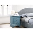 thumbnail image 5 of Teal Color Compact Nightstand/In Living or Bedroom/Convenient Storage Solution, 5 of 5