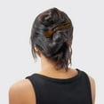 thumbnail image 5 of Kitsch Claw Clip Set 2pcs with Metal Loop & Flat Lay Curved Claw, Gold / Brown, 5 of 9