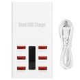thumbnail image 1 of Adaptateur de Charge de Protection de Court-Circuit de Chargeur Rapide de Distribution Intelligente Fournissent 6pcs Usb Interface de Charge pour la Caméra MP4, 1 of 8