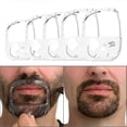 thumbnail image 1 of Beard Shaper Goatee Beard Styling Template Beard Shaping Tool Fashion Goatee Shaving Template Goatee Trimming Tool For Men, 5 Sizes, 1 of 4