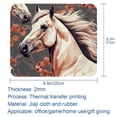 thumbnail image 5 of Horse Desk Pad Mousepad Gaming Mouse Pad, Square 8.3x9.8 Inch Non-Slip Rubber Bottom Printed, Suitable for Office and Gaming, 5 of 6