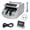Gray, variant on Wharick Money Counter with Value Count, UV/MG/IR Counterfeit Bill Detection for Dollars Euros with Count/Add/Batch/Auto Modes, Cash Counter with External LCD Display