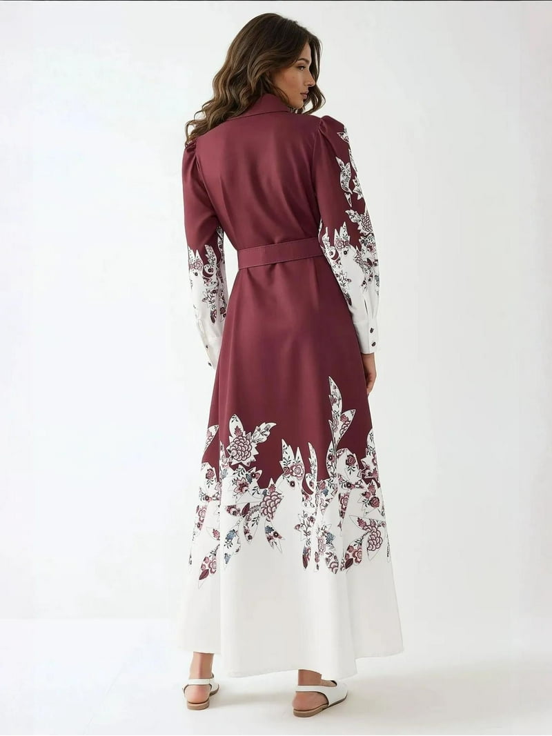 chinese dress ladies Iris Long Sleeve Satin Maxi Dress / Black | Meshki