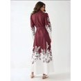 thumbnail image 5 of Printed Long Sleeve Maxi Dress with Belt, 5 of 5