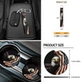 thumbnail image 6 of HUIACONG Flag Eagle Car Interior Accessories Set of 12 Auto Seat Covers Wheel Cover for Car Car Seat Belt Pads Cover Car Trash Can Rearview Mirror Cover All Season Fit for Most Car SUV, 6 of 6
