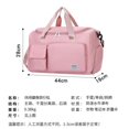thumbnail image 4 of Bolsa de deporte con estampado de dibujos animados de Hello Kitty, con espacio para guardar zapatos, bolsa de lona de gran capacidad, bolsa de hombro deportiva portátil, bolsa de viaje, 4 of 5