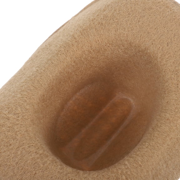 LOLIPPYY Set of 4 Mini Cowgirl Hats 8cm - Tiny Western Style Caps for Dolls, Party Decorations, and Craft Accessories