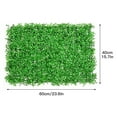 thumbnail image 2 of Gadgetvlot Green Turf Foliage Hedge Grass Mat Flower Wall Artificial Boxwood Panels Simulation Of Milan Plastic Lawn, 2 of 22