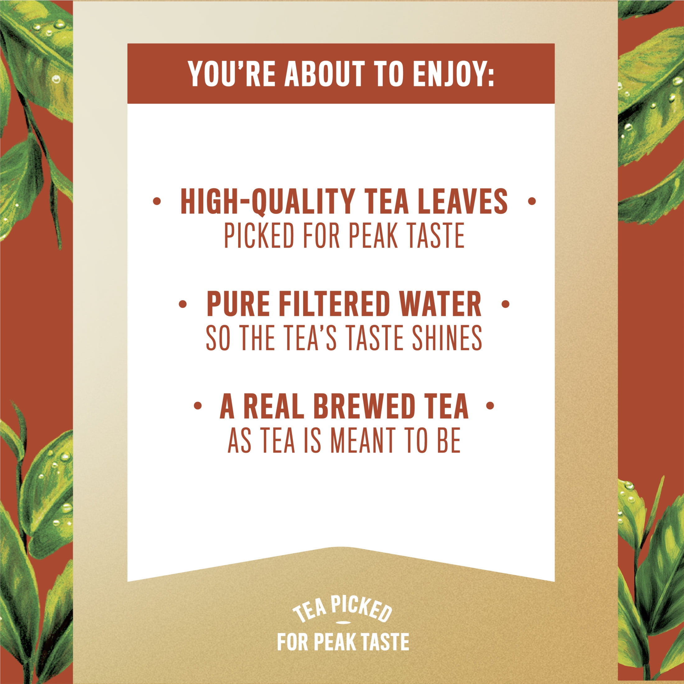 Gold Peak Iced Tea, Unsweetened Tea Bottles, 16.9 fl oz, 6 Pack