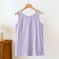 thumbnail image 4 of Posijego Womens Cotton Tank Tops with Bra Pads Sleeveless Shirts Basic Summer Tank Tee for Women, 4 of 6