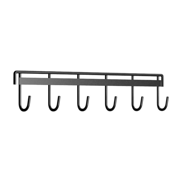 Soporte de pared para raquetas de bádminton y tenis, gran capacidad, gancho para colgar en , jardín de infancia, dormitorio, sala de juegos. 6 ganchos negros