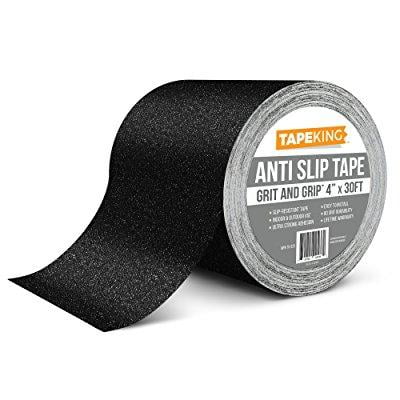 tape king anti slip traction tape - 4 inch x 30 foot - best grip, friction, abrasive adhesive for stairs, safety, tread step, indoor, outdoor - (The Best Grip Tape)