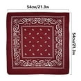 thumbnail image 2 of Aoyunhp Bandanas,100% Cotton Double Sided Paisley Print Head Wrap Scarf Wristband Headband,Bandanas Bulk,Bandanas For Women,Bandanas For Men 21.3"X21.3", 2 of 4