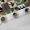 thumbnail image 4 of Feelyou Rustic Animal Black Out Curtains, Green Camo Curtains Pack of 2 (42x63 Each), 4 of 6