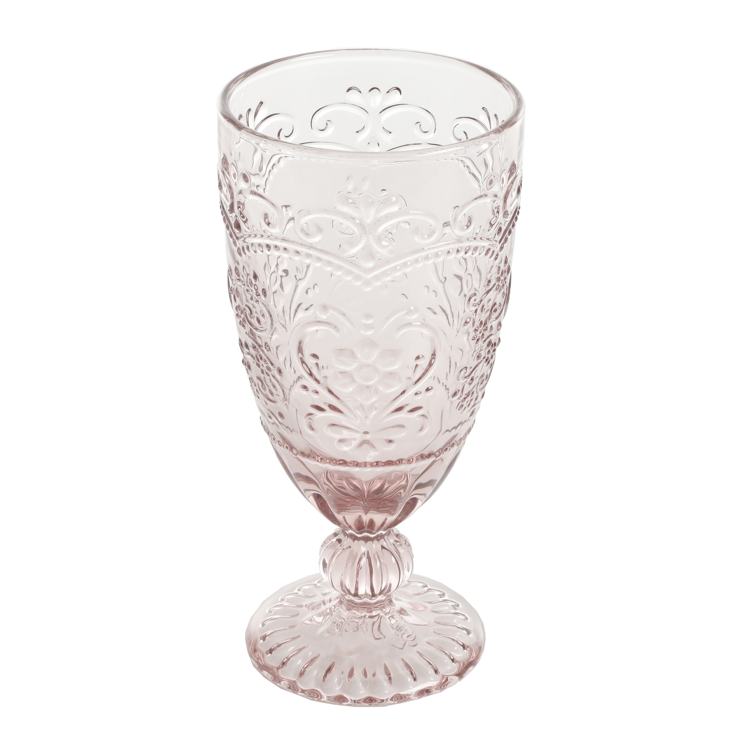 The Pioneer Woman Amelia Glass14.7-Ounce Rose Tea Goblets, Set of 4 - image 4 of 5