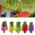 thumbnail image 3 of Guirnalda de flores artificiales de glicina para colgar en la pared, para interiores y exteriores, ideal para bodas, fiestas, festivales y decoración floral simulada., 3 of 8