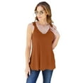 thumbnail image 5 of Basic Bae Lace Detail V-Neck Cutout Cami Women’s Stylish Trendy Lightweight Summer Top, 5 of 11