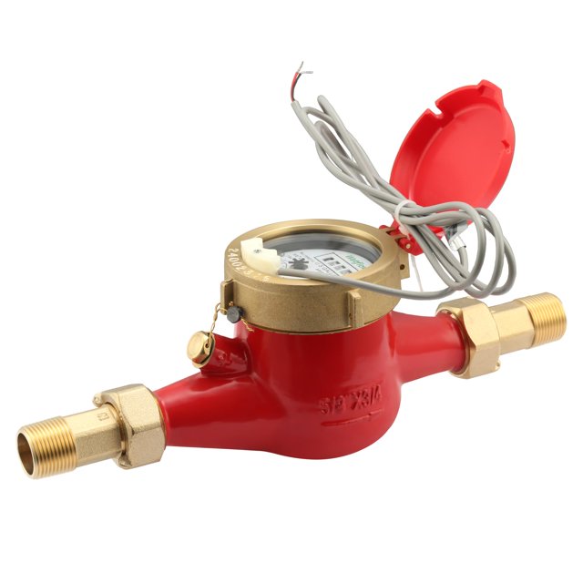 Medidor de agua Watflow DN20 3/4 NPT con latón para jardín o fábrica