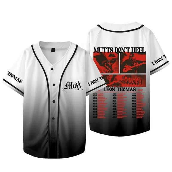 Leon Thomas Baseball Tee Summer New Printed Cool Streetwear Women Men Casual Short Sleeve