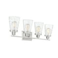 thumbnail image 4 of Vaughan 4-Light Bathroom Vanity Light in Satin Nickel, 4 of 5