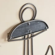 Danya B. Adjustable Foldable Two-Tier Anchor Decorative Wall Shelf