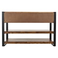 thumbnail image 4 of Jofran Loftworks Modern Industrial Distressed Acacia 50" Sofa Table with Drawers, 4 of 8