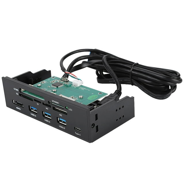 Panel frontal de PC, lector de tarjetas interno multifunción de 5,25 pulgadas, tablero multifunción, características líderes en su clase
