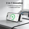 thumbnail image 2 of Cable de carga AltaMoment 4,9 pies 65W USB-A a Tipo C y USB-C, 2 of 9