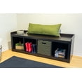 Better Homes & Gardens 4Cube Shoe Storage Bench, Espresso