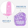 thumbnail image 2 of 8Pcs Giant Foam Finger Foam Hand Pompom Colorful Cheerleading Foam Hand Vibrant for Sports, 2 of 4