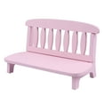 thumbnail image 2 of Milisten Mini Wooden Settee Model Creative Photo Props Vintage Room Layout Adorable Home Chair Ornament (Pink), 2 of 5