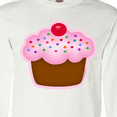 thumbnail image 4 of Inktastic Cupcake Long Sleeve T-Shirt, 4 of 5