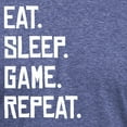 thumbnail image 3 of CafePress - Eat Sleep Game Repeat T Shirt - Mens Tri-blend T-Shirt, 3 of 4