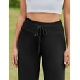 thumbnail image 6 of PINSPARK Wide Leg Yoga Pants Women High Waisted Workout Pants UPF 50+ Drawstring Sweatpants with 4 Pockets, 6 of 8