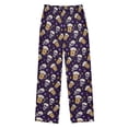 thumbnail image 2 of Wobogo Beer Skull Pattern Long Pajama Pants Bottoms Soft Sleepwear with Pockets, 2 of 9