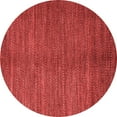 thumbnail image 1 of Ahgly Company Indoor Round Abstract Red Modern Area Rugs, 8' Round, 1 of 4