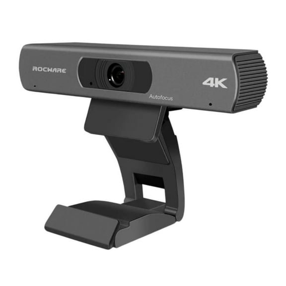 ROCWARE RC18 Webcam - 8.3 Megapixel - 30 fps - USB 3.0 Type B - 4K - 3840 x 2160 Video - CMOS Sensor - Auto-focus - 84° Angle - Bracket - Microphone - Chromebook - Windows 7, Windows 8.1, Windo...