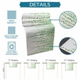 thumbnail image 6 of Burlap Table Runner 90 Inches Long, Watercolor Green Circle Leaves Non-Slip Kitchen Table Runners for Dining Room Everyday Use Party Table Decorations Abstract Plants, 6 of 9